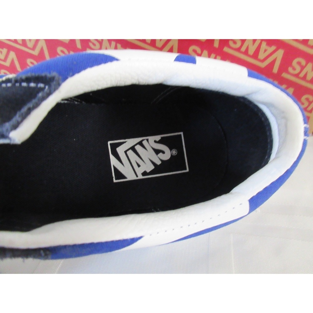VANS Old Skool Shoes (Jumbo Vans Blue/white) Mens 10 - Picture 6 of 8